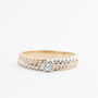 Wit/geel gouden ring met briljanten