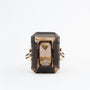 Geel gouden ring met rook kwarts