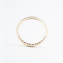 Yellow gold eternity ring with brilliant-cut diamonds