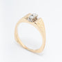 Geel gouden ring met briljanten
