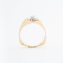 Geel gouden ring met briljanten