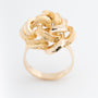 Geel gouden knoop ring