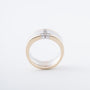 Wit-geel gouden ring met briljanten van Le Chic
