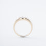 White/yellow gold ring with brilliant-cut diamonds
