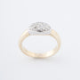 Geel gouden ring met briljanten
