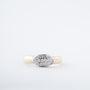 Geel gouden ring met briljanten