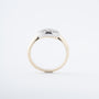 Geel gouden ring met briljanten