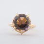 Geelgouden ring met ametrien