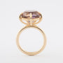 Geelgouden ring met ametrien