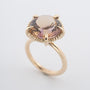 Geelgouden ring met een ametrien