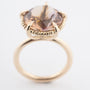 Geelgouden ring met een ametrien