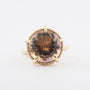 Geelgouden ring met een ametrien