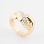 Geelgouden ring met briljanten