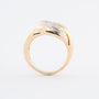 Geelgouden ring met briljanten