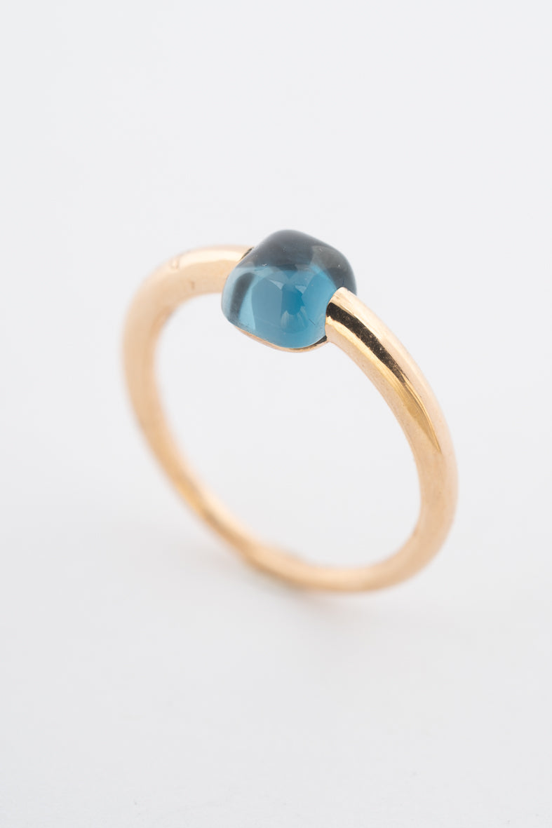 Roségouden ring van het merk Pomellato met een topaas