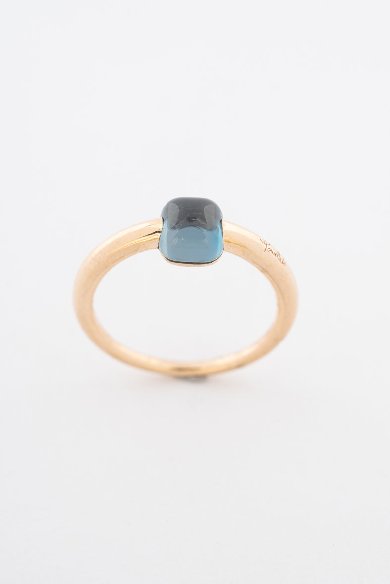 Roségouden ring van het merk Pomellato met een topaas