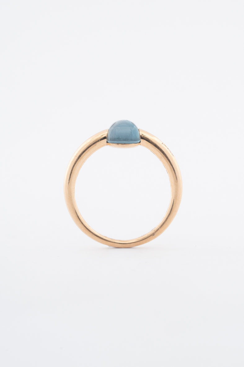 Roségouden ring van het merk Pomellato met een topaas