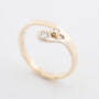Geelgouden ring met briljanten