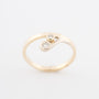 Geelgouden ring met briljanten