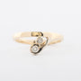 Geelgouden ring met briljanten