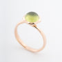 Roségouden ring met peridoot, merk Tamara Comolli