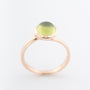Roségouden ring met peridoot, merk Tamara Comolli