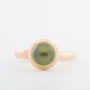 Roségouden ring met peridoot, merk Tamara Comolli