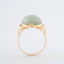Geelgouden ring met jade