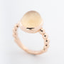Roségouden ring met citrien van het merk Bron