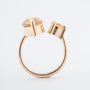 Geelgouden ring met citrienen