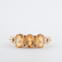 Geelgouden ring met citrienen