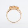 Geelgouden ring met citrienen