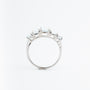 Rij ring met aquamarijnen (BWG)
