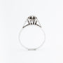White gold solitaire ring with a brilliant