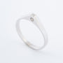 Wt gouden solitair ring met diamant
