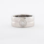 Witgouden entourage ring met briljanten