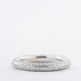 Witgouden 3-rijen half alliance ring met briljanten van het merk Bron