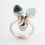 White gold "Triple Mikado" ring by the brand Tamara Comolli