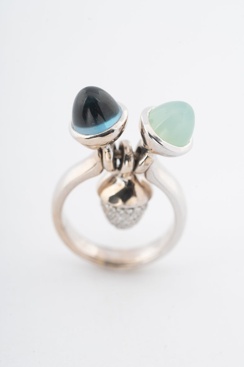 Witgouden ring "triple mikado ring" van het merk Tamara Comolli