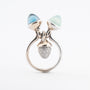 White gold "Triple Mikado" ring by the brand Tamara Comolli