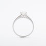 Witgouden solitair ring met een briljant