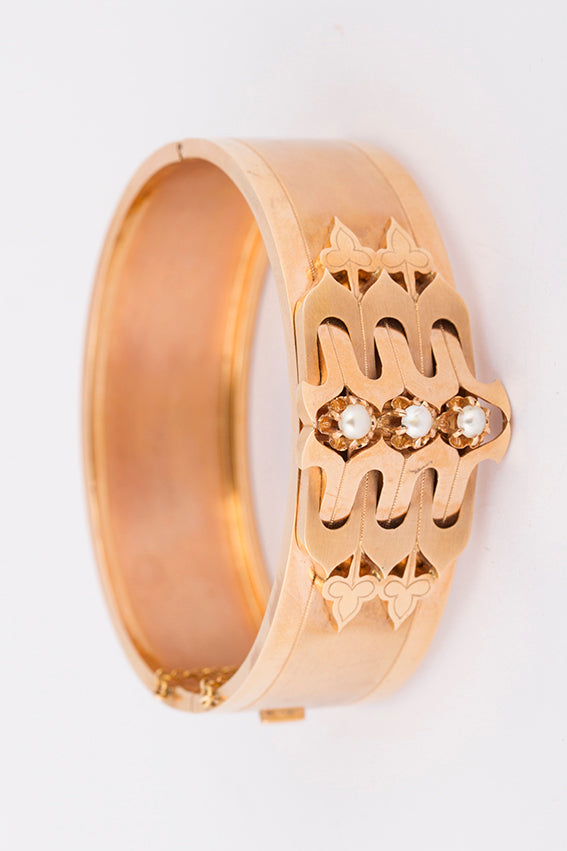 Antieke armband met parels