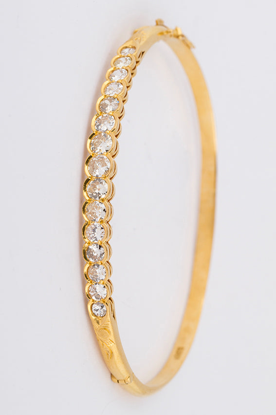 Rivière armband met briljant