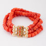 Bloedkoralen armband