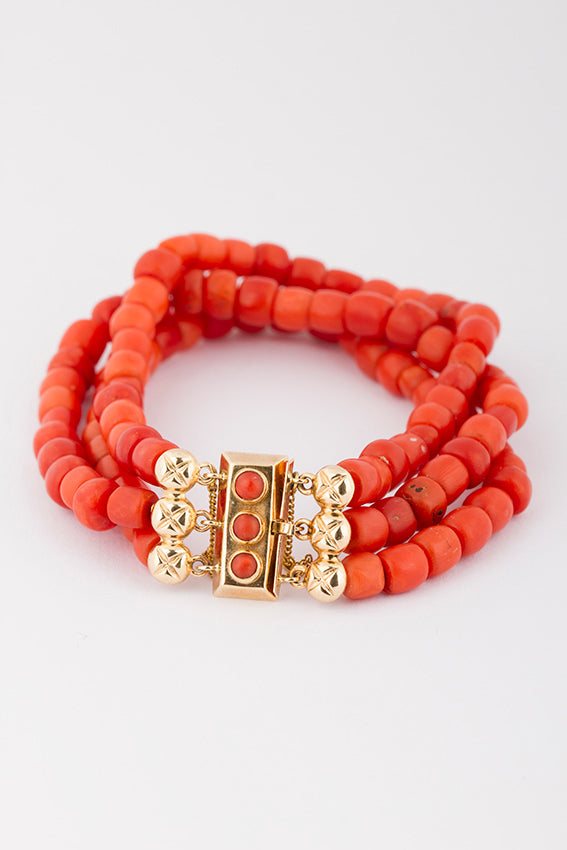 Bloedkoralen armband