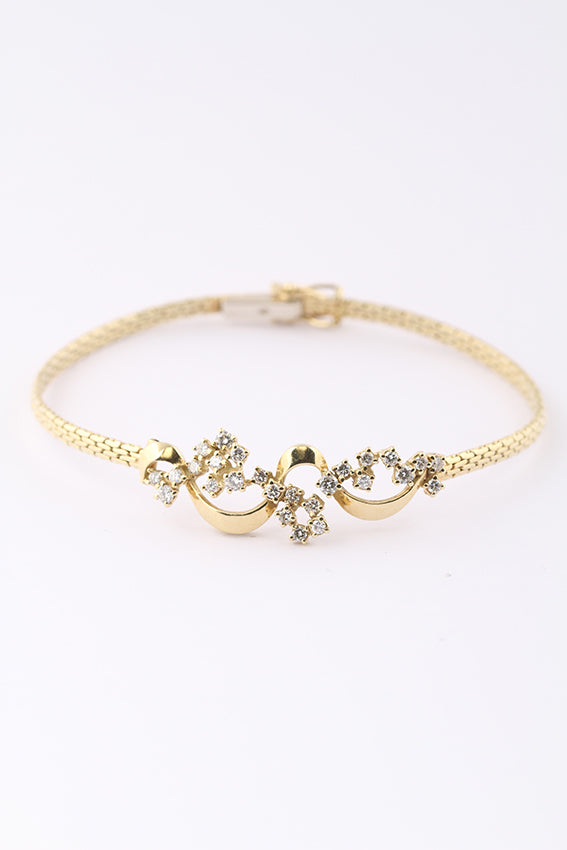 Gouden armband met briljanten
