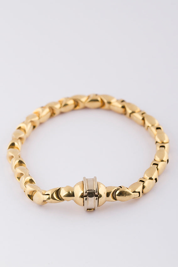 Gold link bracelet