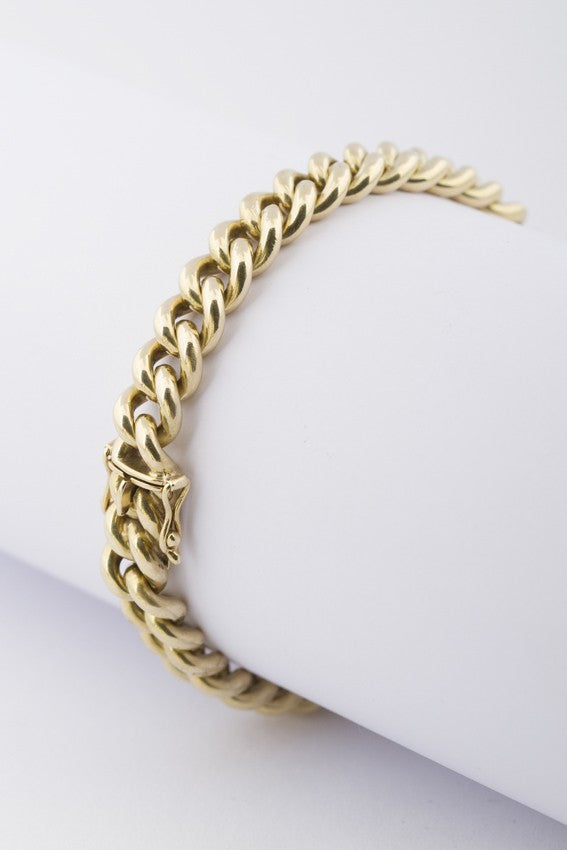 Solid gold gourmet bracelet