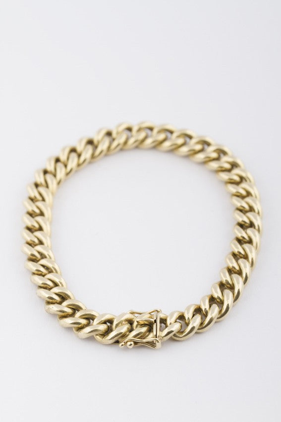 Solid gold gourmet bracelet