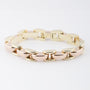 Gold bi-color bracelet